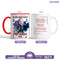 Custom Baby Batman Mug – “The Tiny Vigilante” Hero Story with Personalized Name, Photo & Quote for Mom